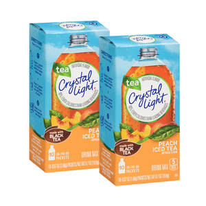 Crystal Light Peach Iced Tea 2 Pack (19.8g per Box)