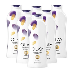 Olay Age Defying Body Wash with Vitamin E 6 Pack (364ml per Bottle)